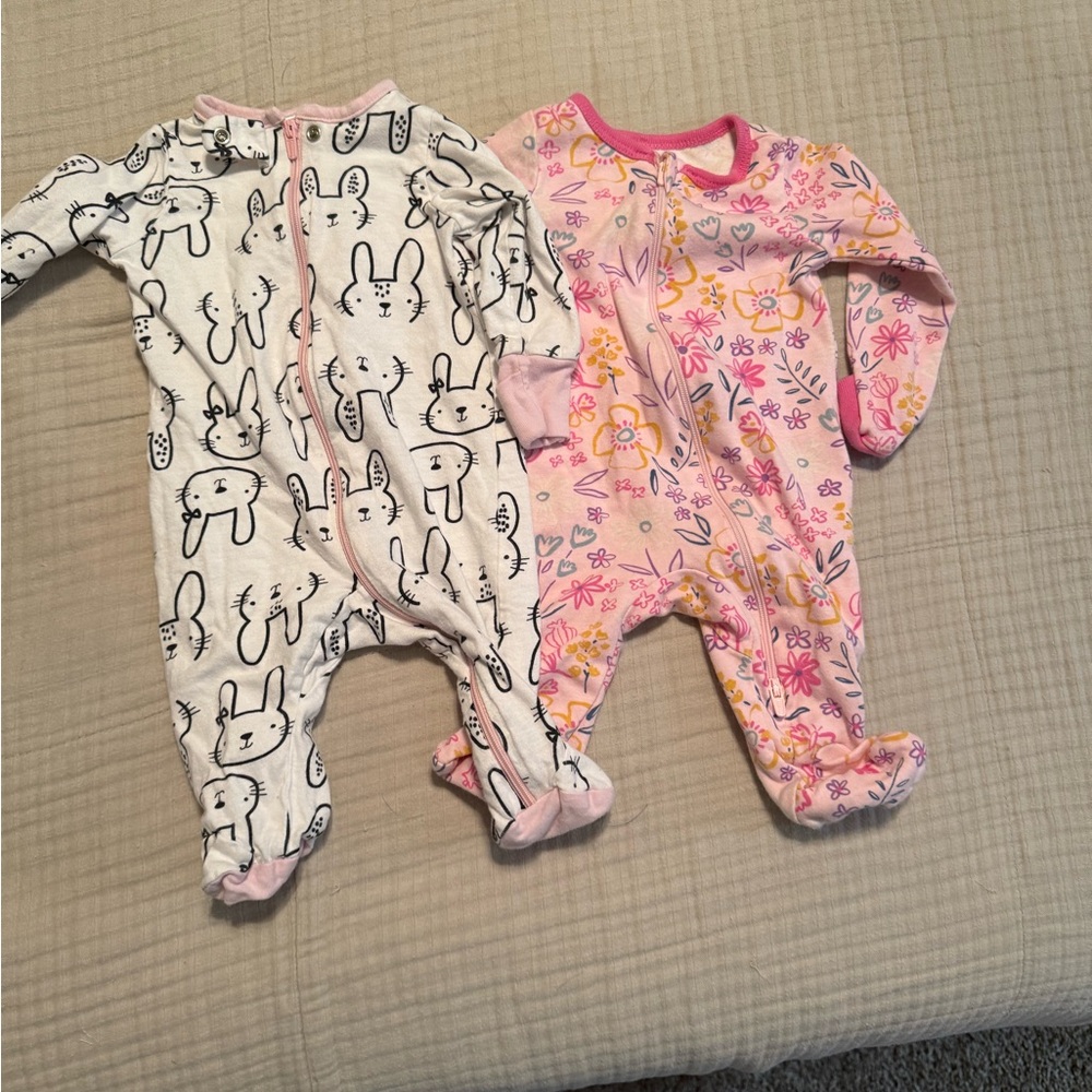 Newborn Zipper Footie Sleeper Set